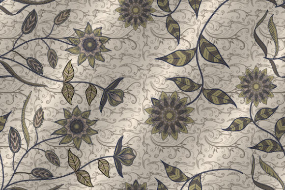 Abstract Seamless Floral Motif: A Versatile Design for Modern Applications