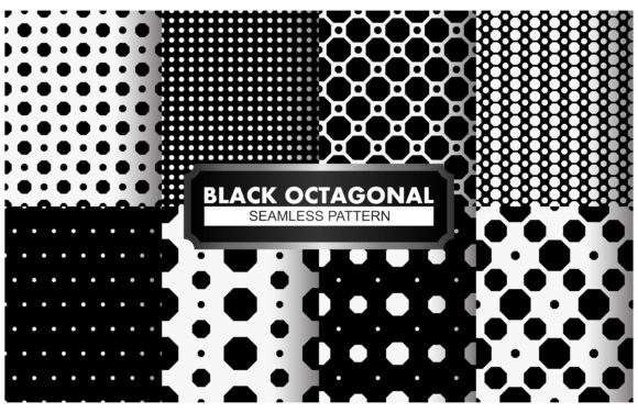Black and White Polkadot Pattern