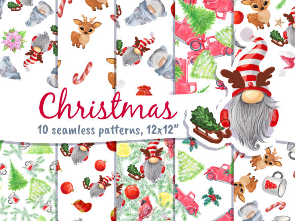 Christmas Digital Paper Deer Seamless: A Strategic Design Asset for Creative and Professional Use