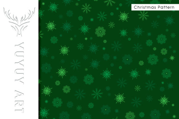 Christmas Snow Pattern: A Modern and Elegant Design for Multiple Applications