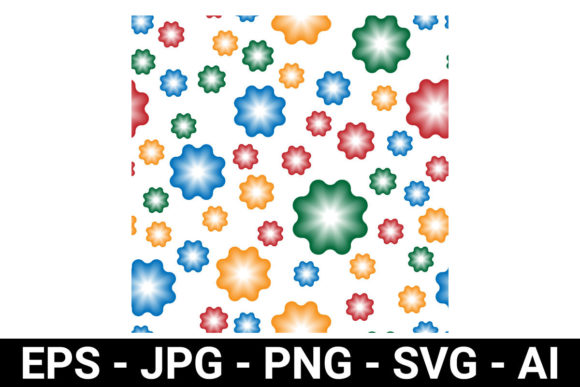 Colorful Flower Seamless Pattern