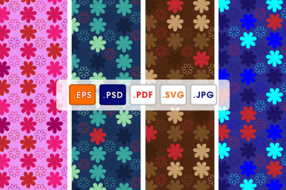 Digital Flower Paper Cloth: A Modern Fabric Pattern for Creative and Business Innovation