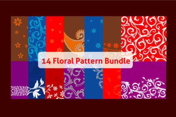 Floral Pattern Vector Bundle: A Versatile Design Resource