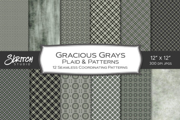 Gracious Grays Plaid and Pattern Set