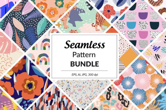 Seamless Pattern Bundle: A Versatile Resource for Creative and Professional Projects