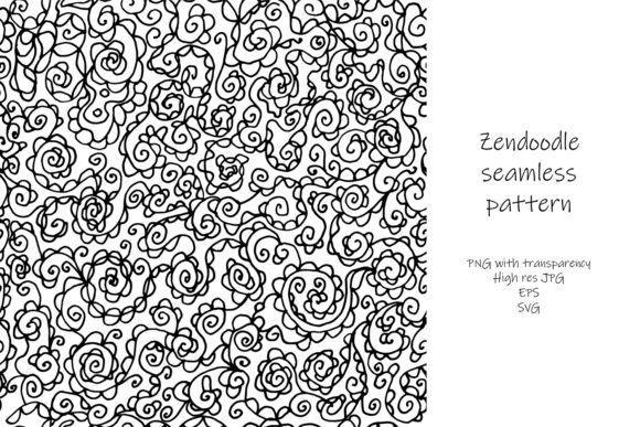 Zendoodle Seamless Pattern: A Versatile Design for Modern Creativity